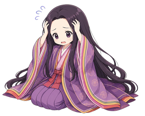 困った顔のめぐちゃん